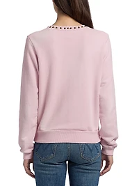 The Camper Studded Logo Long-Sleeve T-Shirt