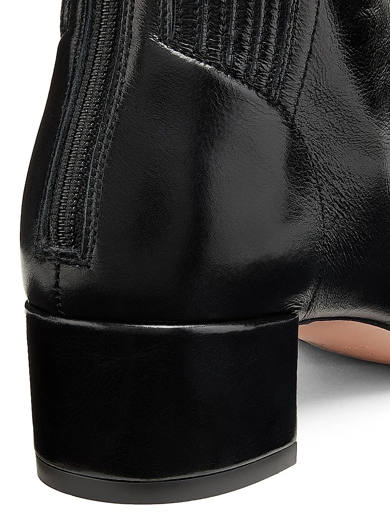 Saint Honoré 35MM Leather Booties