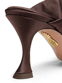 Twist 75MM Satin Slip-On Sandals