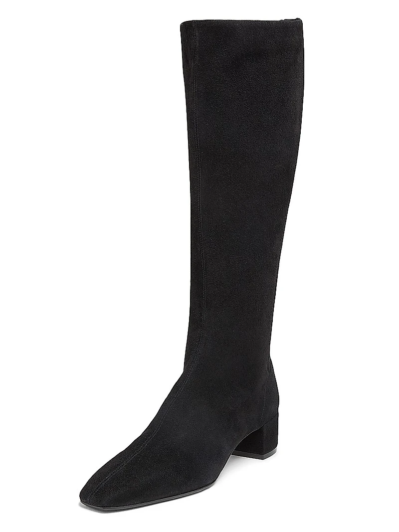 Saint Honoré 35MM Suede Knee-High Boots