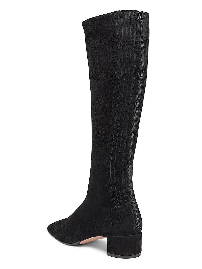 Saint Honoré 35MM Suede Knee-High Boots