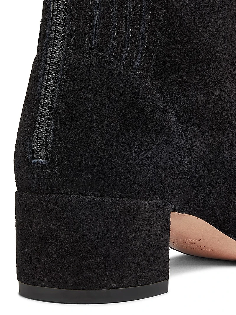 Saint Honoré 35MM Suede Knee-High Boots