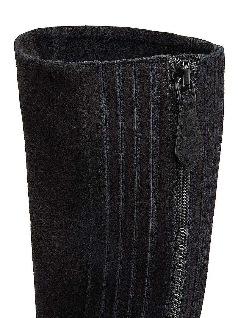 Saint Honoré 35MM Suede Knee-High Boots