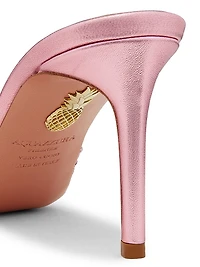 Ce Soir 75MM Embellished Satin Mules