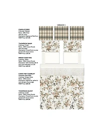 Miriah Cotton Percale Bedding Collection