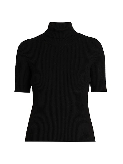 Mock Turtleneck Knit Top