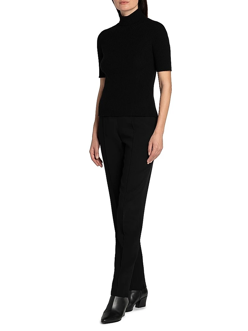 Mock Turtleneck Knit Top