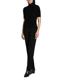 Mock Turtleneck Knit Top