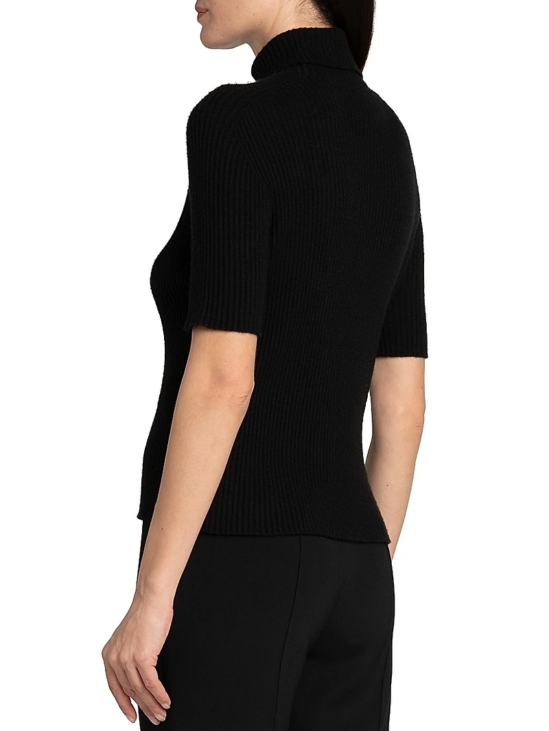 Mock Turtleneck Knit Top
