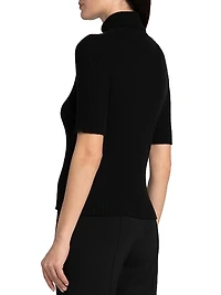 Mock Turtleneck Knit Top