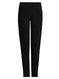 Mid-Rise Slim Seam Pants