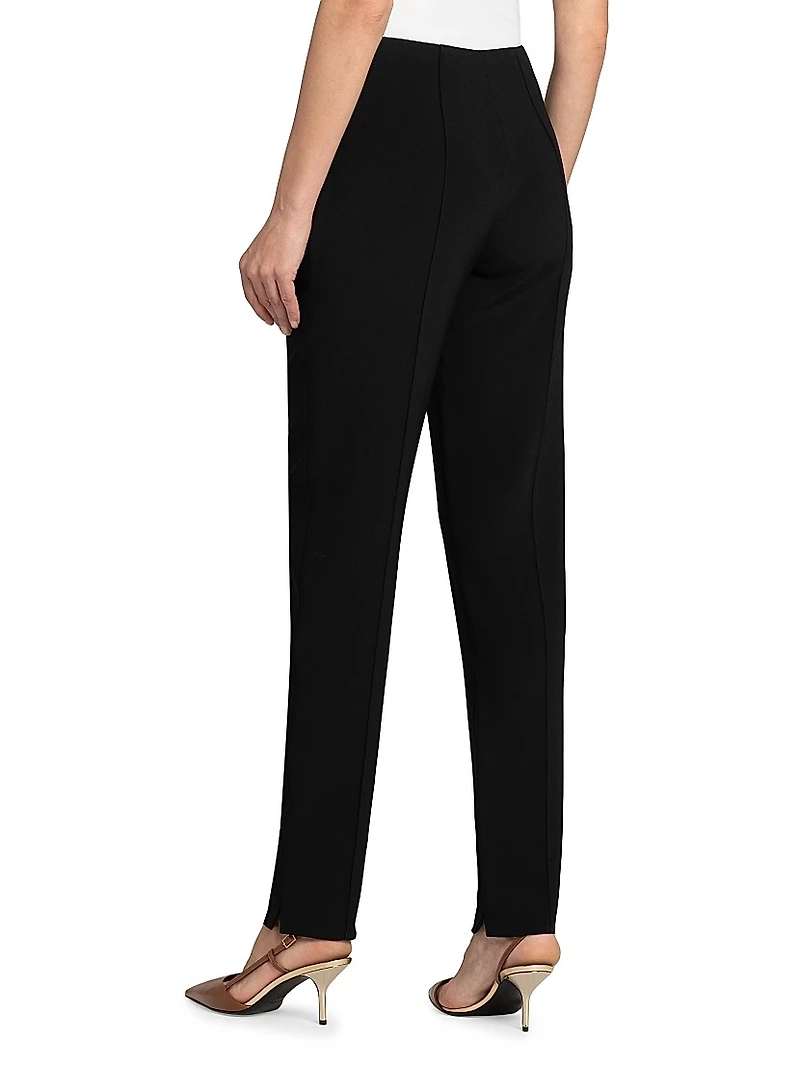 Mid-Rise Slim Seam Pants