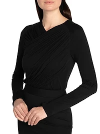 Mix Media Sheath Dress