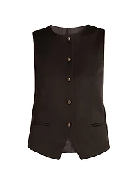 Wool Crewneck Vest