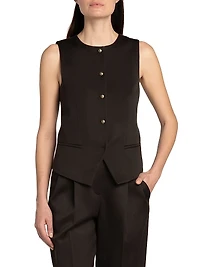 Wool Crewneck Vest
