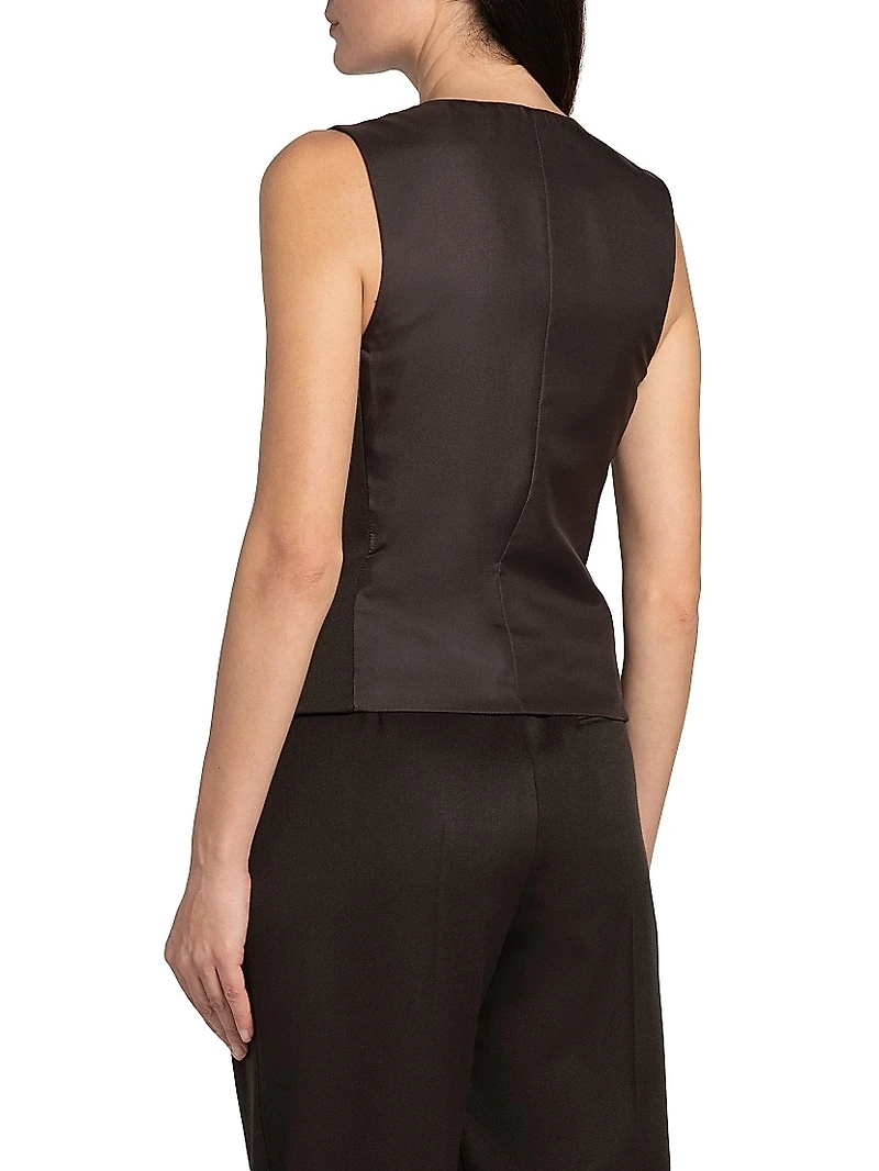 Wool Crewneck Vest