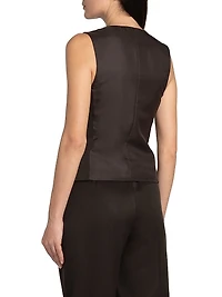 Wool Crewneck Vest