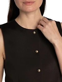 Wool Crewneck Vest