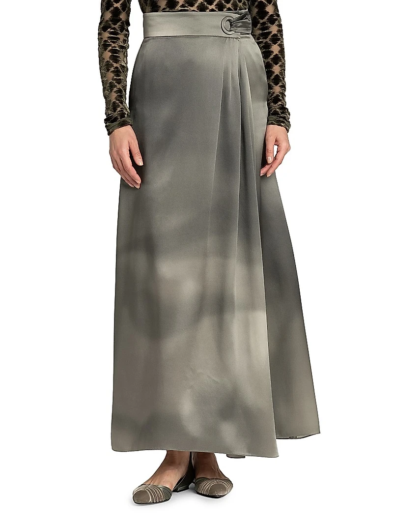 Silk Maxi Skirt