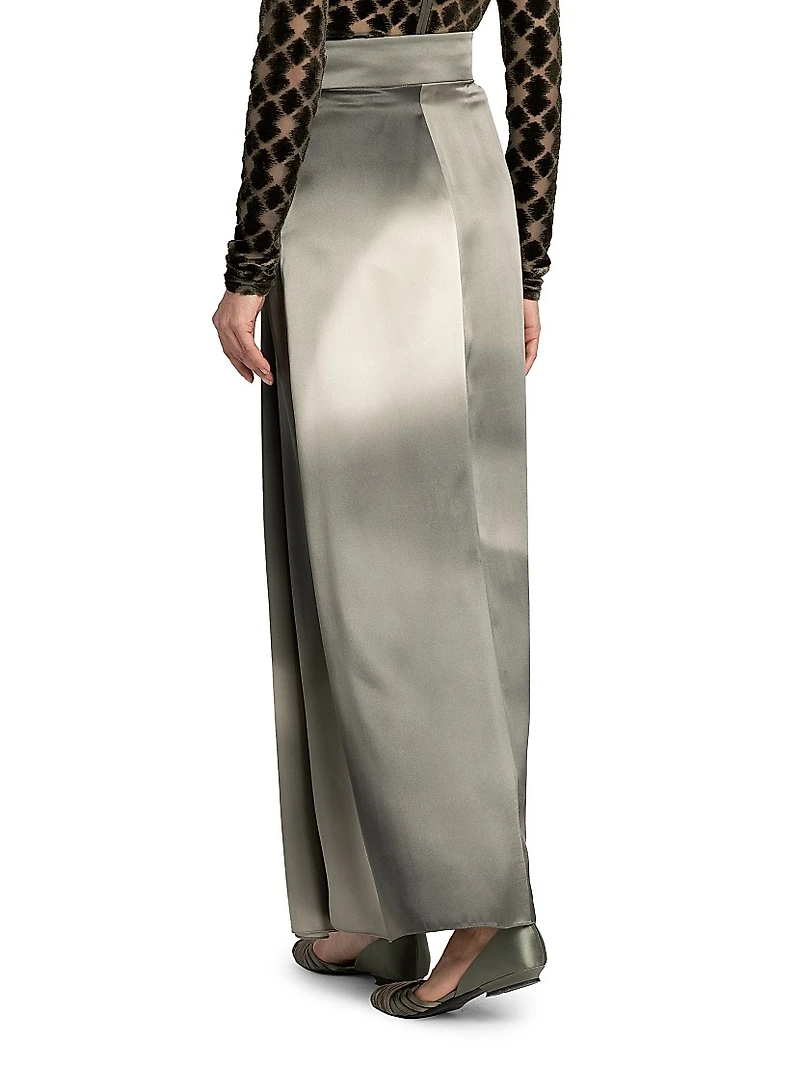 Silk Maxi Skirt