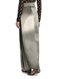 Silk Maxi Skirt