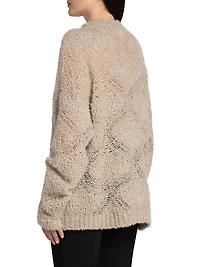 Textured V-Neck Sweater