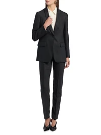Shawl Wool-Blend Blazer