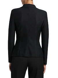 Fitted One-Button Blazer