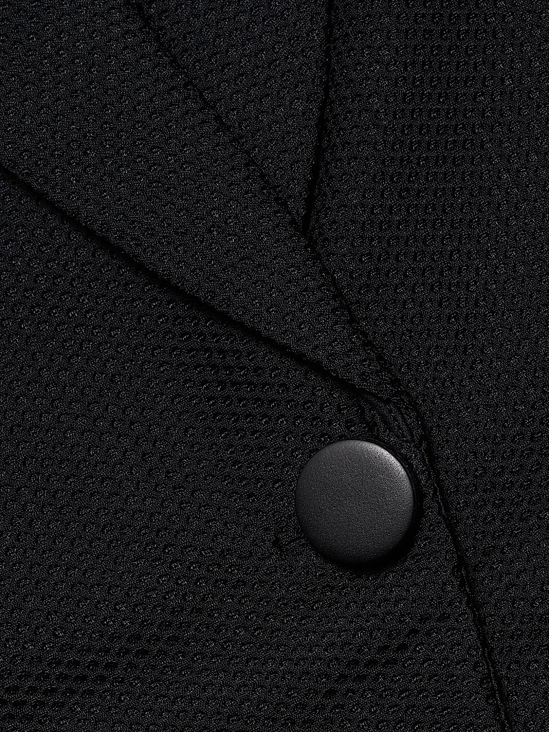 Fitted One-Button Blazer