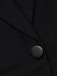 Fitted One-Button Blazer