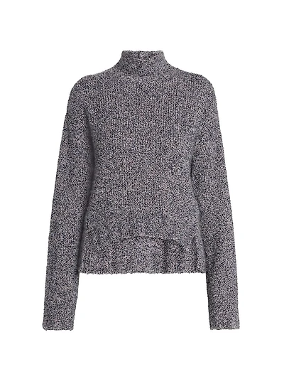 Turtleneck Cashmere-Silk Sweater