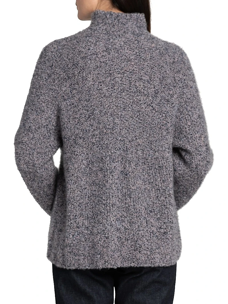 Turtleneck Cashmere-Silk Sweater