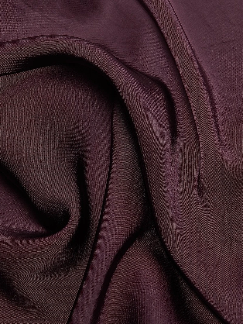 Satin Slit Maxi Skirt