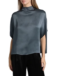 Satin Cape Top