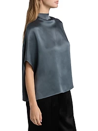 Satin Cape Top