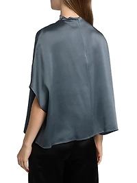 Satin Cape Top