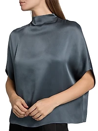 Satin Cape Top