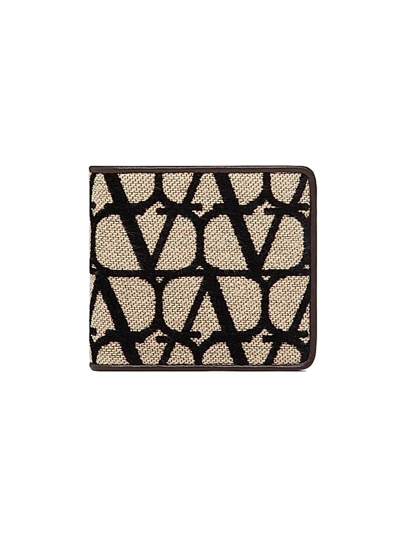 Toile Iconographe Wallet with Leather Details