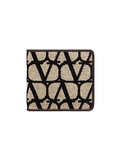 Toile Iconographe Wallet with Leather Details