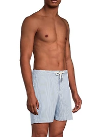 Bulldog Seersucker Swim Shorts