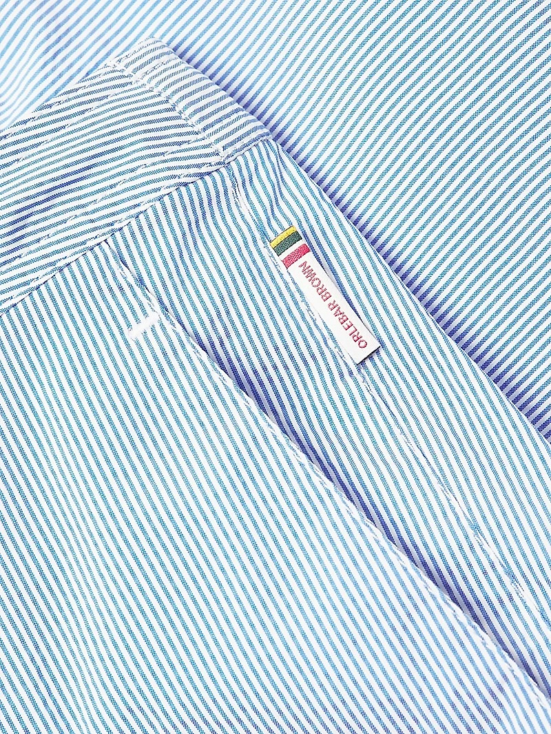 Bulldog Seersucker Swim Shorts