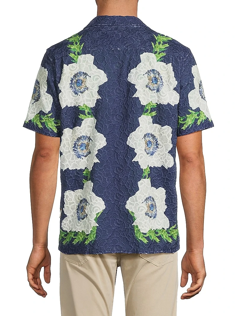 Maitan Coronaria Floral Lace Shirt