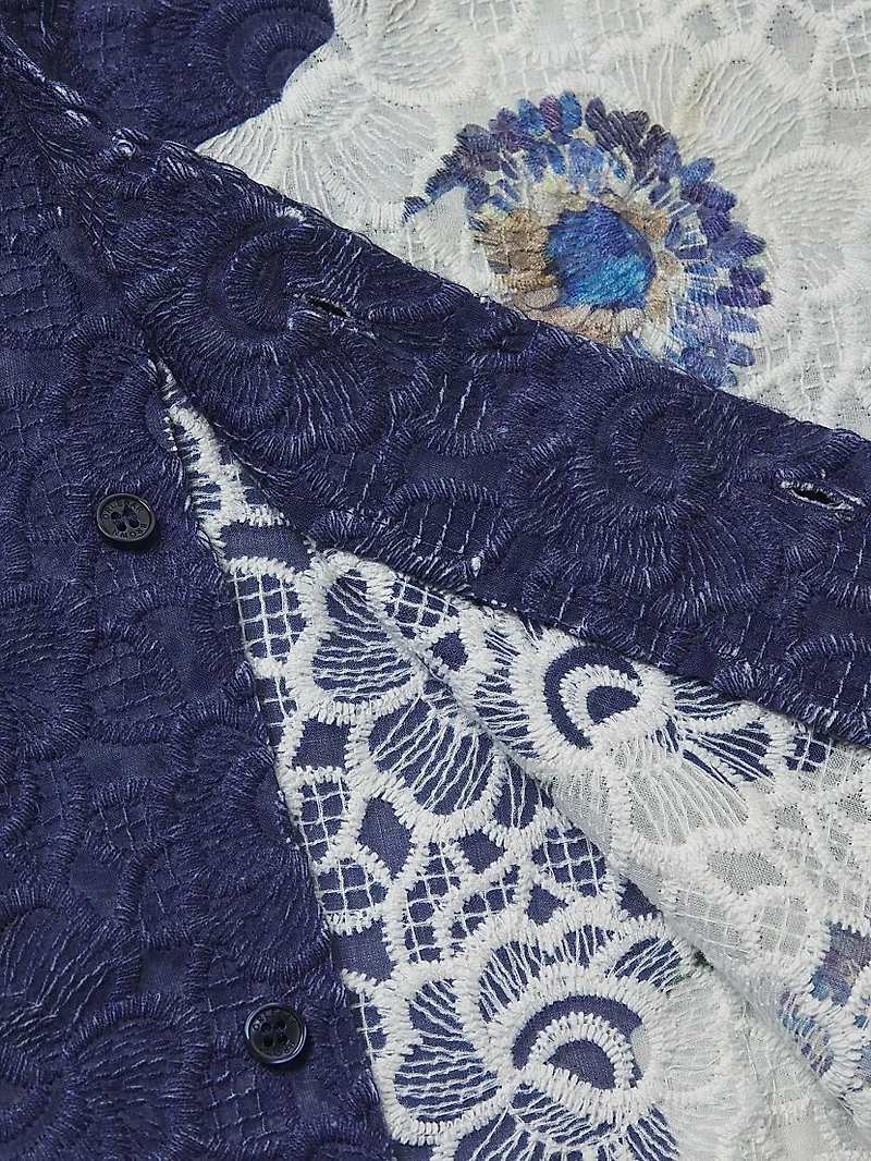 Maitan Coronaria Floral Lace Shirt