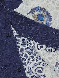 Maitan Coronaria Floral Lace Shirt