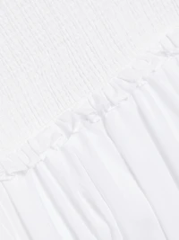 Ellah Smocked Midi-Skirt