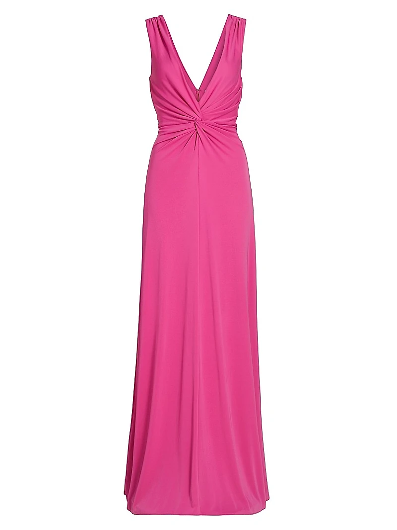 Ansey Twist-Front Gown