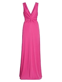Ansey Twist-Front Gown