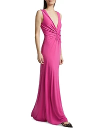 Ansey Twist-Front Gown