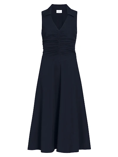 Kilda Ruched Midi-Dress