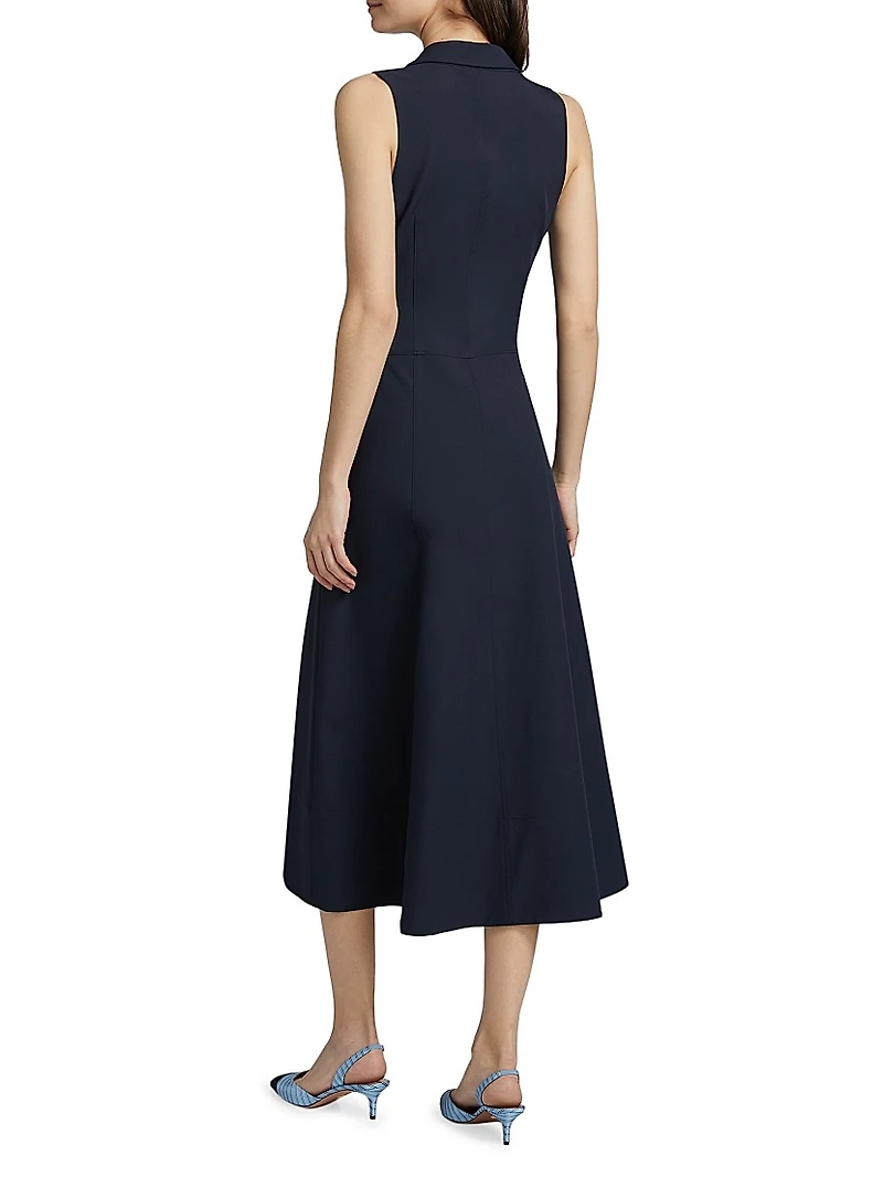 Kilda Ruched Midi-Dress